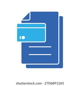 Icono de una aplicación de crédito, aislado contra un fondo limpio.