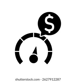 Icon a credit score, isolated against a clean background.