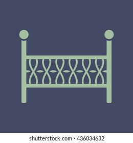Icon of Crib. Eps-10.