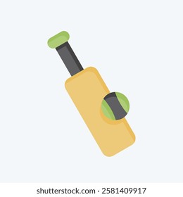 Icon Cricket. related to Hobbies symbol. flat style. design editable