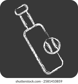 Icon Cricket. related to Hobbies symbol. chalk Style. design editable
