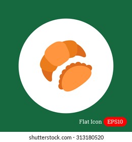 Icon of croissant and bun