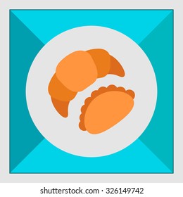 Icon of croissant and bun