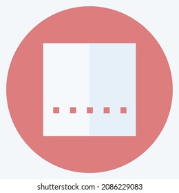 Icon Crop Original - Flat Style - Simple illustration,Editable stroke,Design template vector, Good for prints, posters, advertisements, announcements, info graphics, etc.