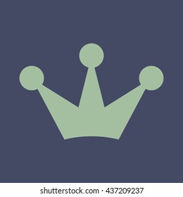 Icon of Crown. Eps-10.