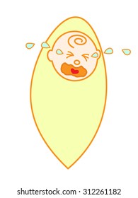 Icon of the crying baby