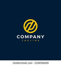 Plantilla de logotipo criptográfico de iconos editable
