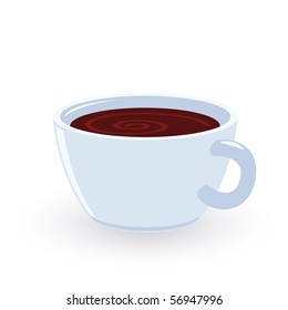 Icon with cup of coffee.