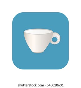 Icon cup of coffee. Modern vector illustration.