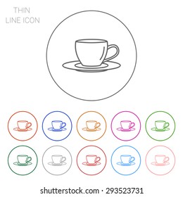 Icon of cup and saucer