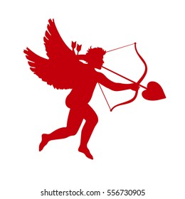 icon of cupid. Valentine's Day