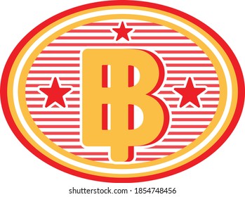 Icon Currency-Thailand und Design-Gestaltung der Implementierung