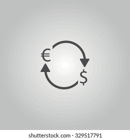 Icon currency exchange.