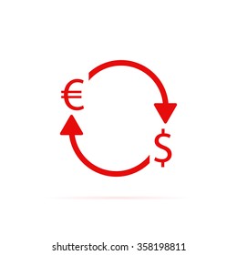 Icon currency exchange.