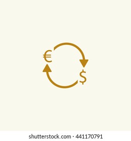 Icon currency exchange.