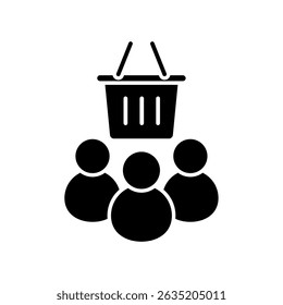 Icono de un Cliente, aislado contra un fondo limpio.