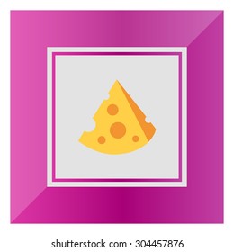 Icon of cut cheese piece