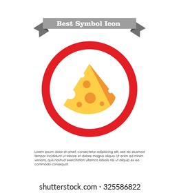 Icon of cut cheese piece