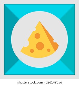 Icon of cut cheese piece