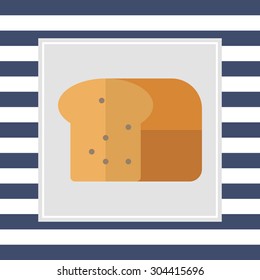 Icon of cut loaf of bread