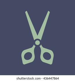 Icon of Cut or Scissor. Eps-10.
