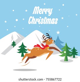 icon cute deer illustration