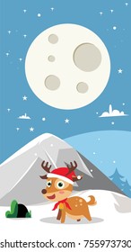 icon cute deer illustration