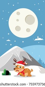 icon cute deer illustration