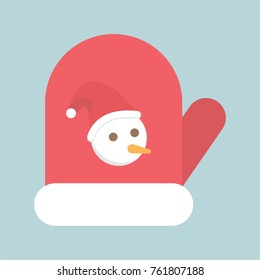 icon cute gloves christmas