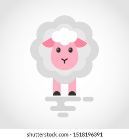 Icon of a cute sheep