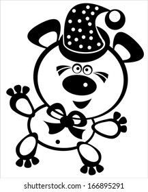 icon cute teddy bear on white background 