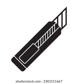 icon cutter vector illustration logo design