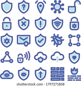 Icon Cyber Color Style for any purposes website mobile app presentation
