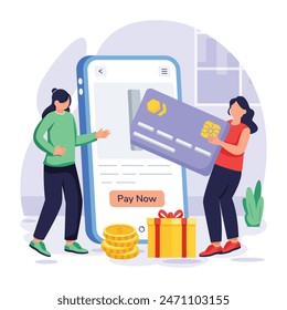 Symbol von Cyber Monday Flat Illustrationen

