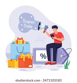 icon of Cyber Monday Flat Illustrations

