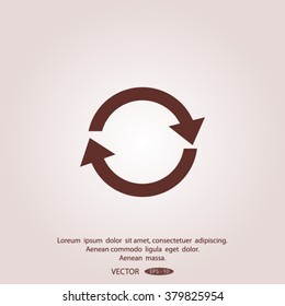 icono de flechas cíclicas