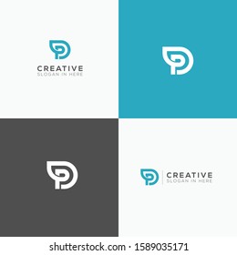 icon D Letter logo design template Company Vector Design
