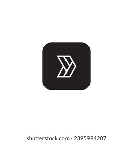 Symbol d modern, einfach, abstrakt