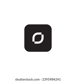 icon d modern, simple, abstract