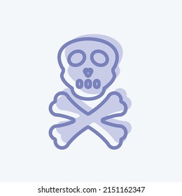 Peligro de icono. adecuado para el símbolo de desastres. estilo de dos tonos. diseño simple editable. vector de plantilla de diseño. ilustración de símbolo simple