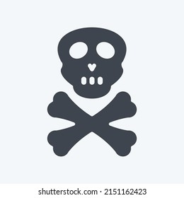 Symbolgefahr. geeignet für Katastrophensymbol. Glyph-Stil. einfaches Design bearbeitbar. Designvorlage, Vektor. einfache Symbolillustration