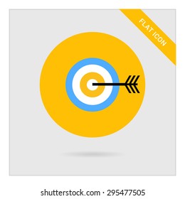 Icon of dart hitting target