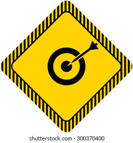 Icon of dart hitting target