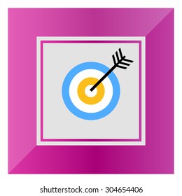 Icon of dart hitting target