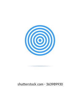 Icon darts target.