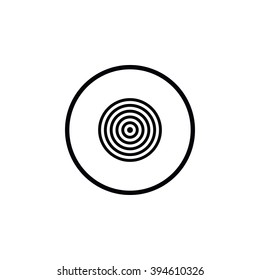 Icon darts target.