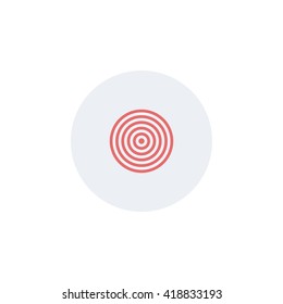 Icon darts target.