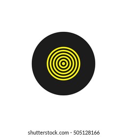 Icon darts target.