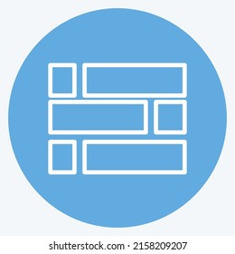 Icon Dashboard. suitable for Infographics symbol. blue eyes style. simple design editable. design template vector. simple symbol illustration