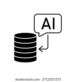 Symbol eines Datenassistenten einzeln auf sauberem Hintergrund.